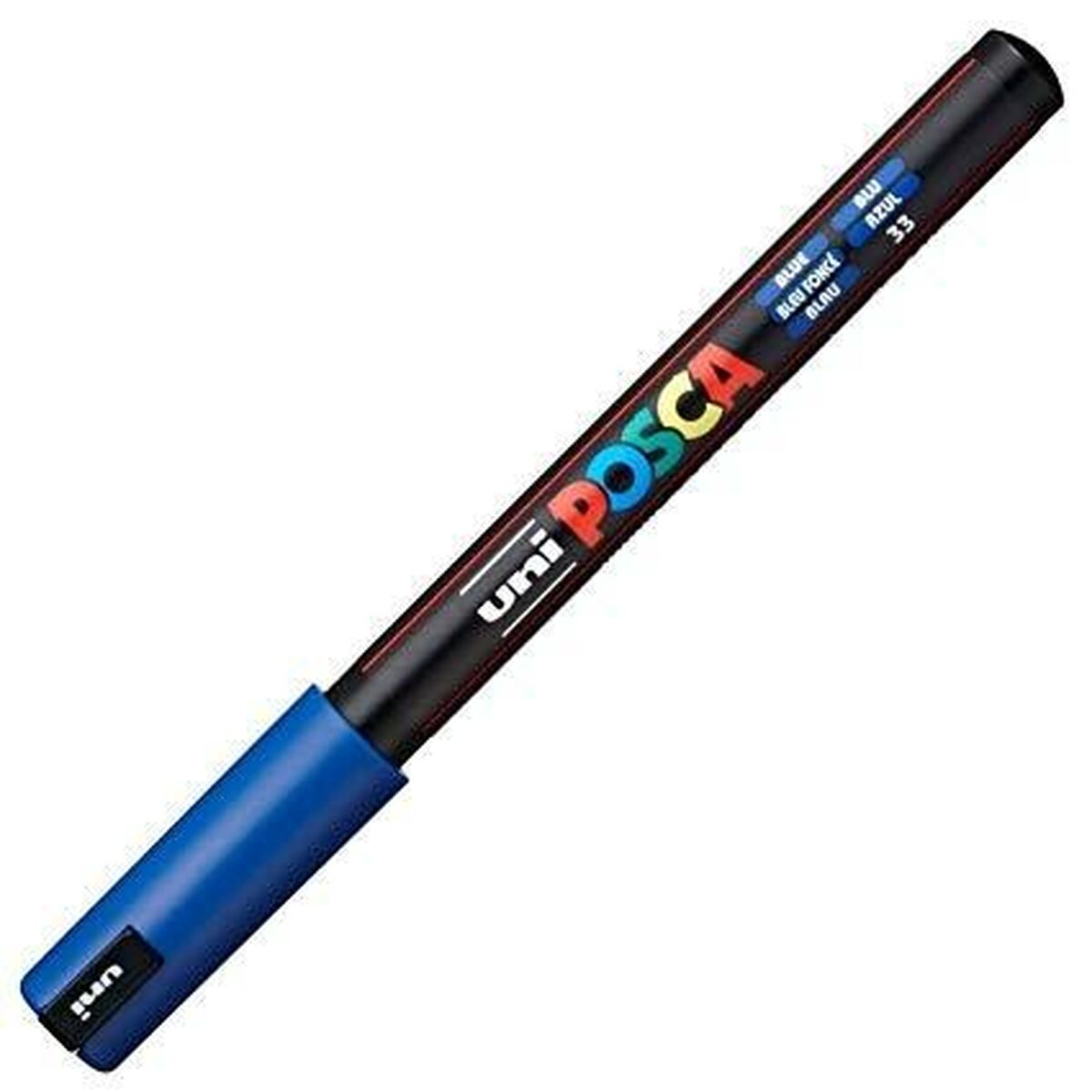 Fixy POSCA PC-1MR Modrý (6 kusů)